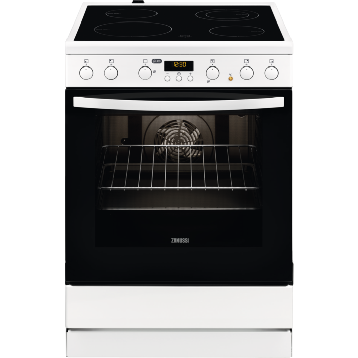 ZANUSSI COOKER ZCV65330WA ELECTRIC CERAM POP IN/OUT
