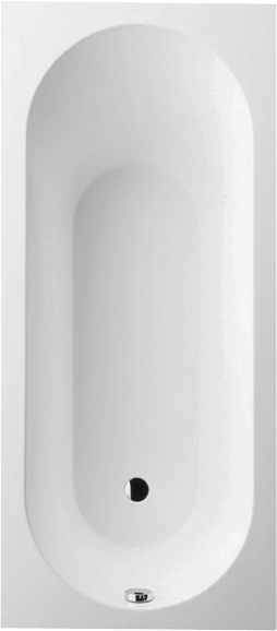 Villeroy & Boch - Oberon Rectangular bath 1600 x 750 mm, White Alpin