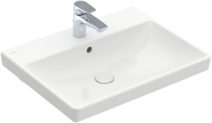 Villeroy & Boch - Avento Washbasins 600 x 470 x 180 mm, White Alpin, with overflow, unpolished
