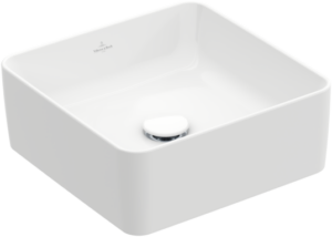 Villeroy & Boch - Collaro Surface-mounted washbasin 380 x 380 x 145 mm, White Alpin, without overflow, unpolished