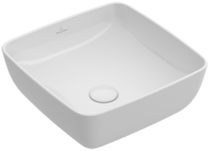 Villeroy & Boch - Artis Surface-mounted washbasin 410 x 410 x 150 mm, Alpin White without overflow, unpolished