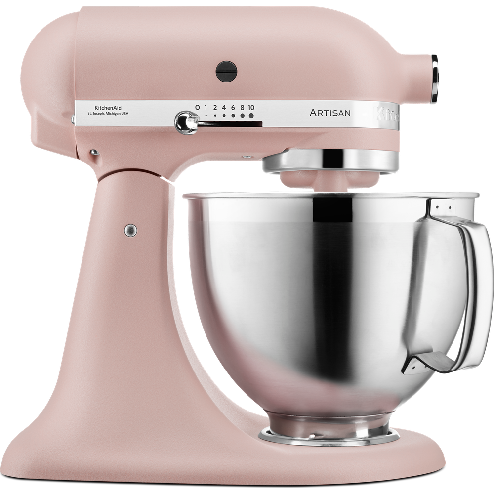 MIXER TILT-HEAD 4.8L - ARTISAN PREMIUM 5KSM185PSBFT FEATHER PINK KITCHENAID