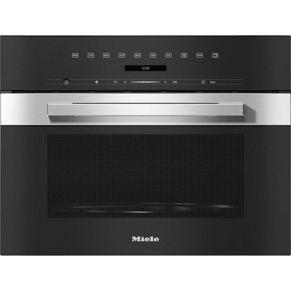 MIELA M 7244 TC Εντοιχιζόμενος φούρνος μικροκυμάτων BLACK, 46 λίτρων