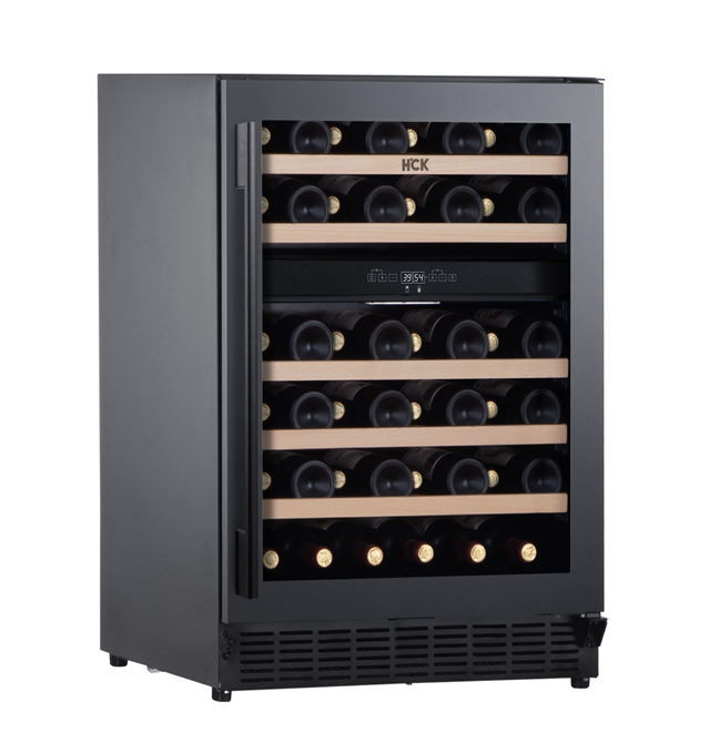 HCK SC145WD BUILT-IN DUAL ZONE WINE REFRIGERATOR 52 BOTTLES