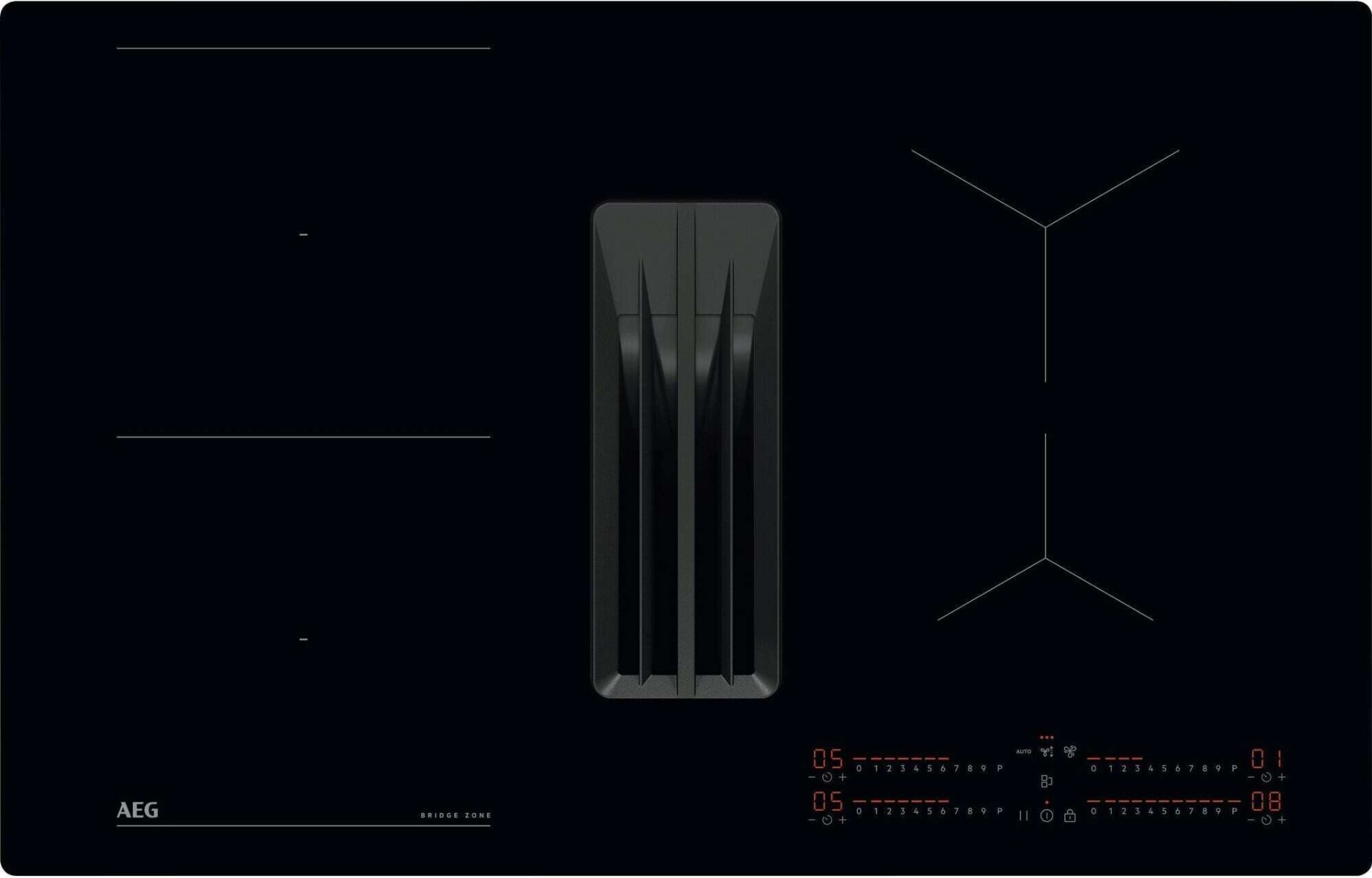 AEG 6000 Induction ExtractorHob Combo Εστία & Απορροφητήρας 80 cm